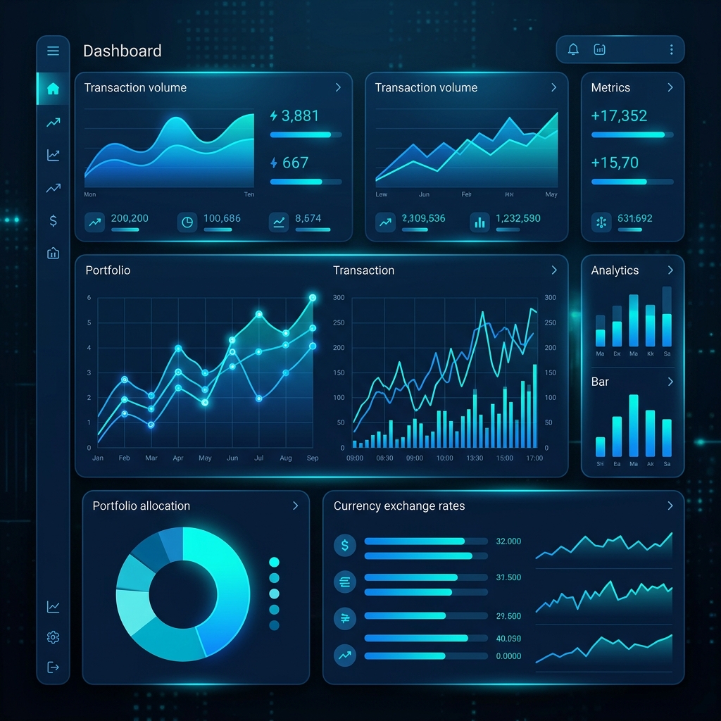 FinServe Technologies platform dashboard